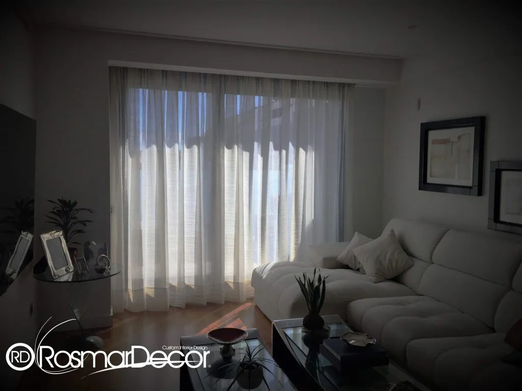 cortinas fruncidas